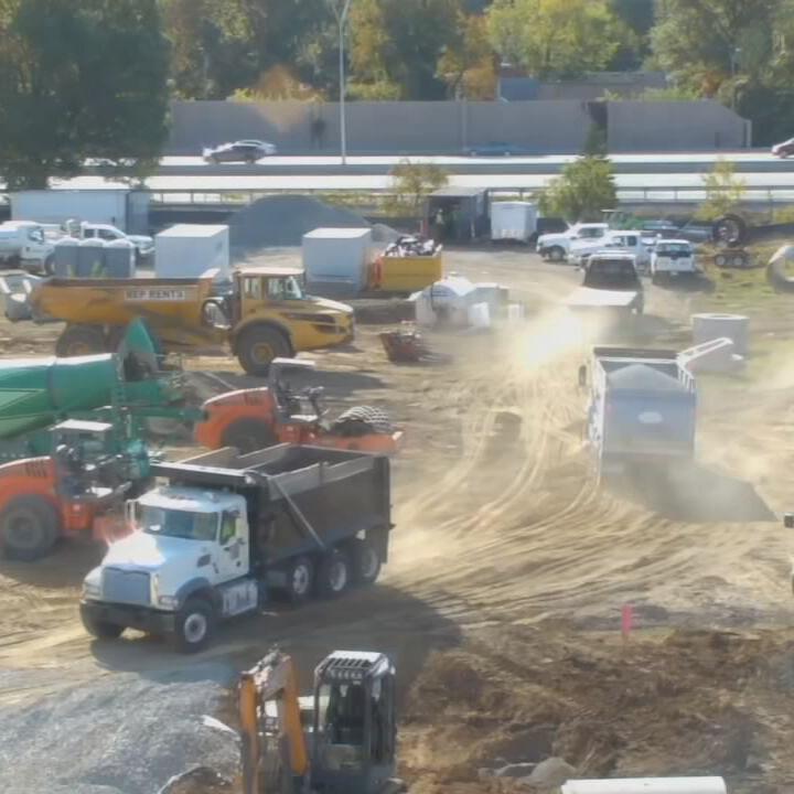 Jewish Community Center construction (Oct. 2020)